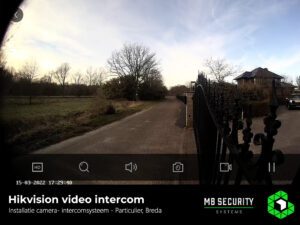hikvision intercom beeld breda